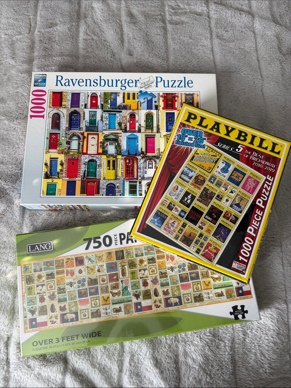 Ravensburger Puzzle Bundle 750 and 1000-Piece Puzzles